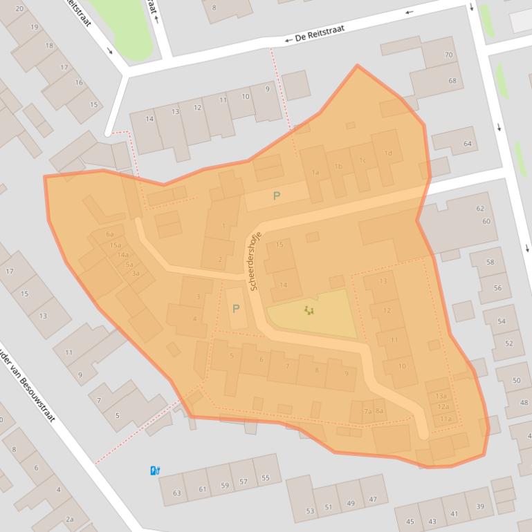 Kaart van postcodegebied 5051DM.