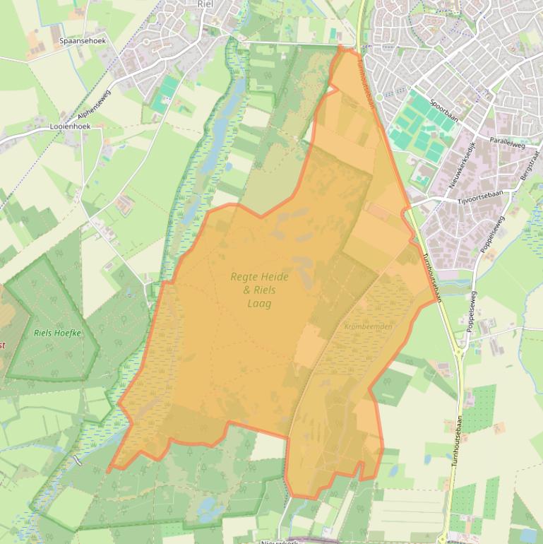 Kaart van postcodegebied 5051DW.
