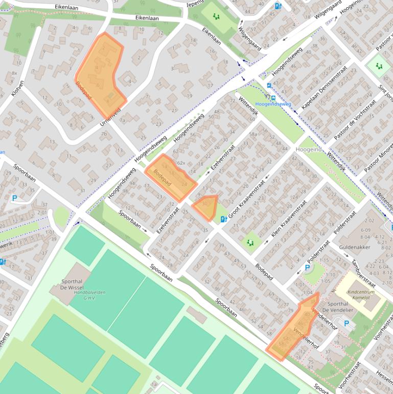 Kaart van postcodegebied 5051EJ.