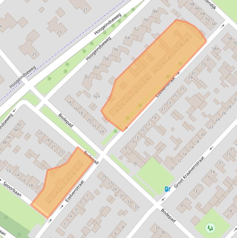 Kaart van postcodegebied 5051EM.