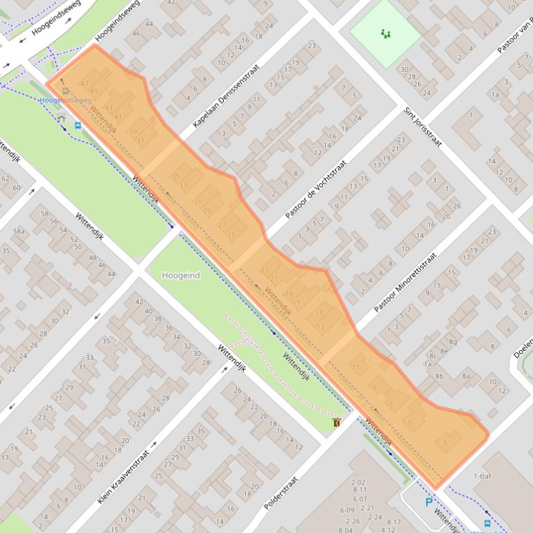 Kaart van postcodegebied 5051GA.