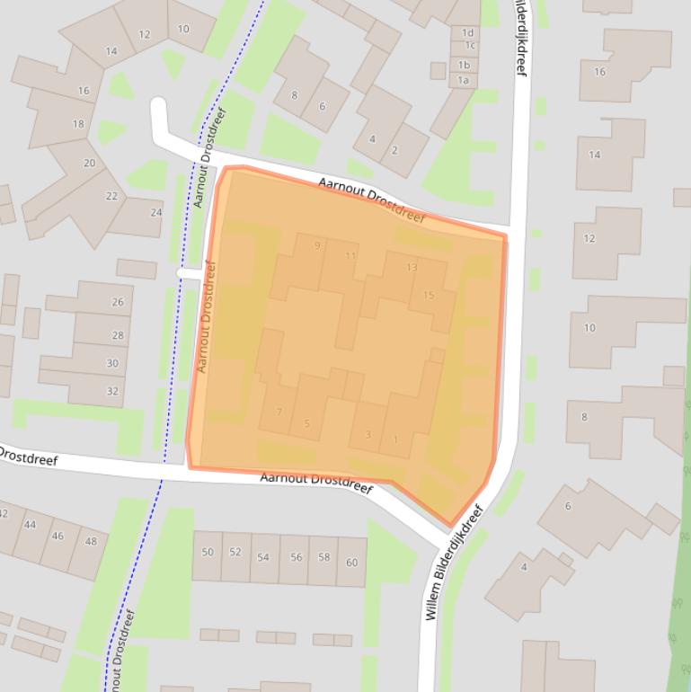 Kaart van postcodegebied 5051GJ.
