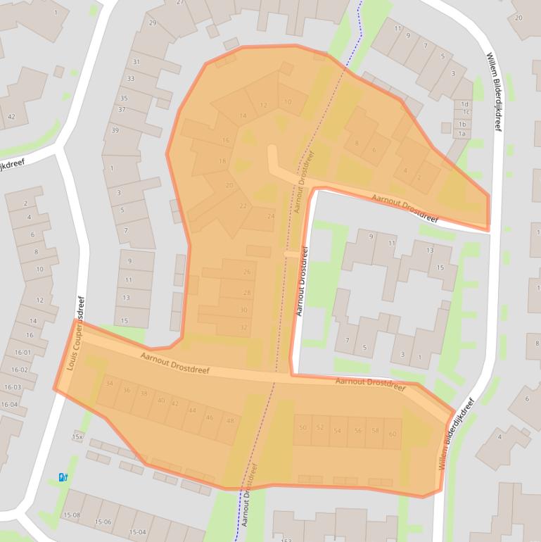 Kaart van postcodegebied 5051GK.