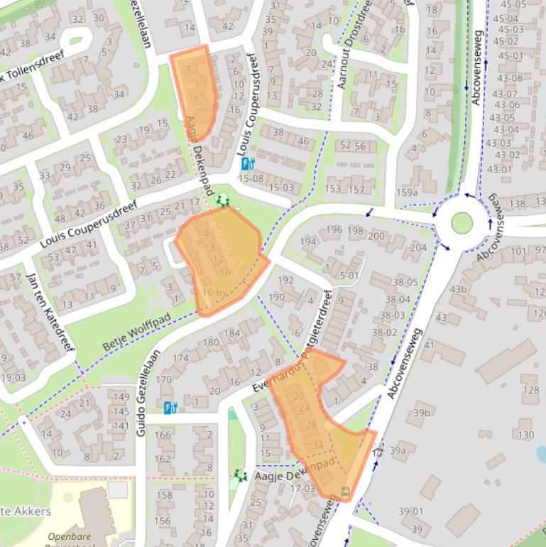 Kaart van postcodegebied 5051GP.