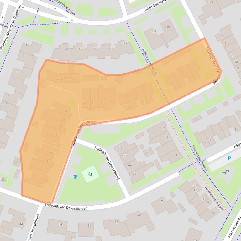 Kaart van postcodegebied 5051GT.
