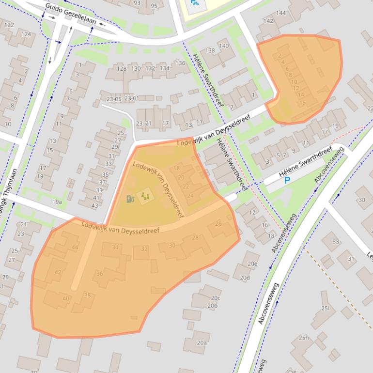 Kaart van postcodegebied 5051GV.