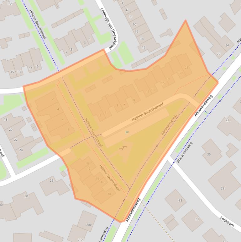 Kaart van postcodegebied 5051GW.