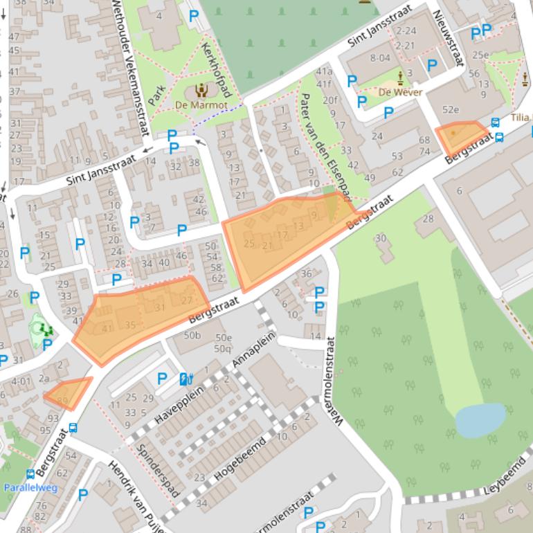 Kaart van postcodegebied 5051HA.