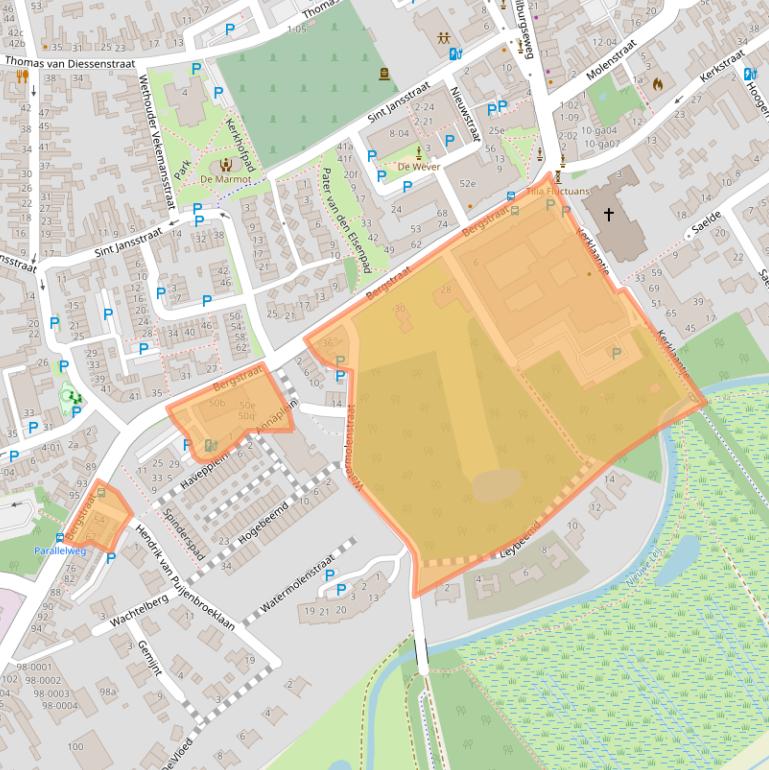Kaart van postcodegebied 5051HC.