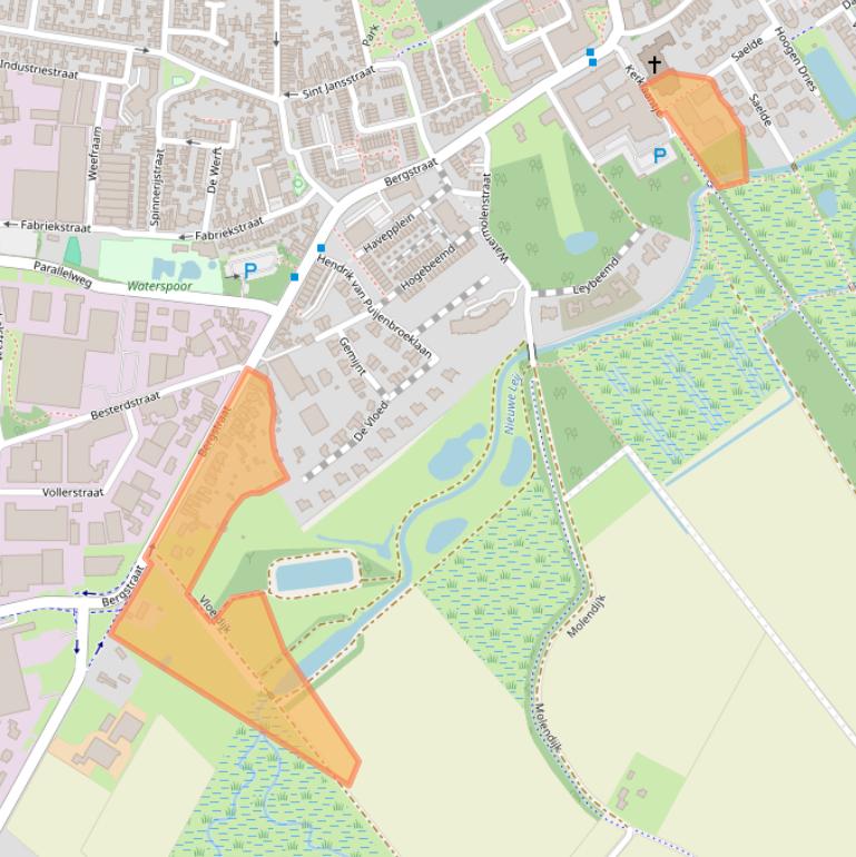 Kaart van postcodegebied 5051HE.