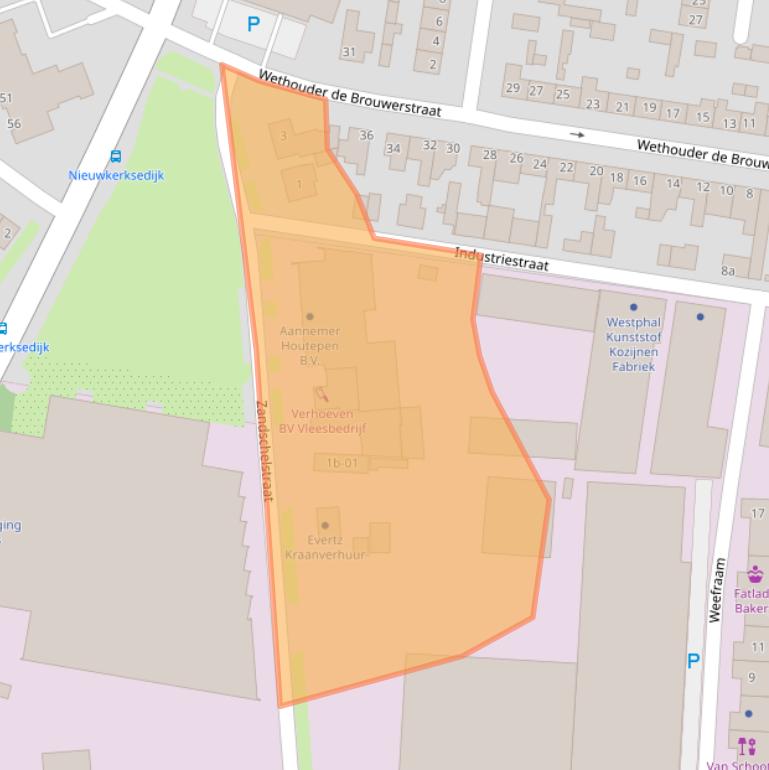 Kaart van postcodegebied 5051HK.