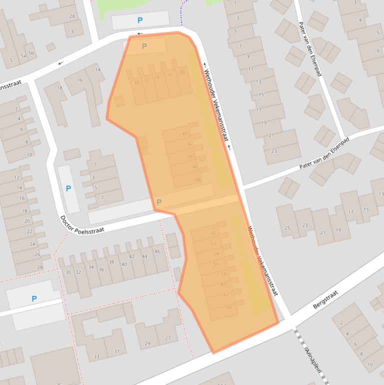 Kaart van postcodegebied 5051JG.