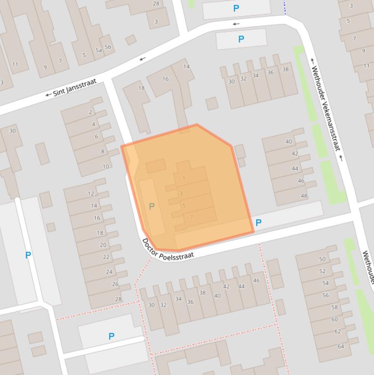 Kaart van postcodegebied 5051JH.