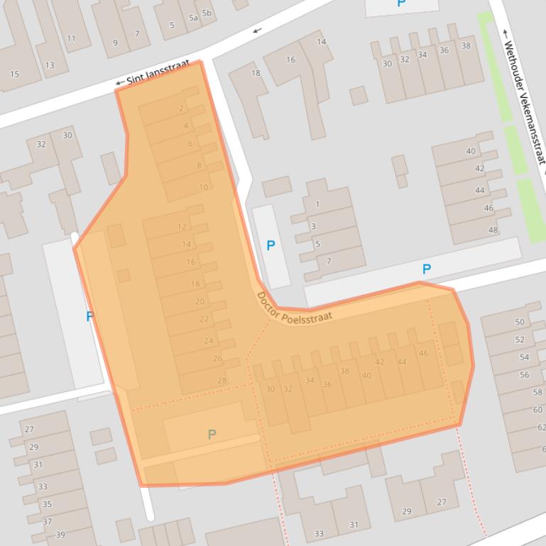 Kaart van postcodegebied 5051JJ.