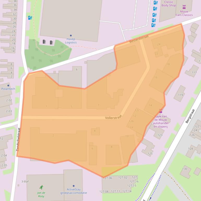 Kaart van postcodegebied 5051JV.