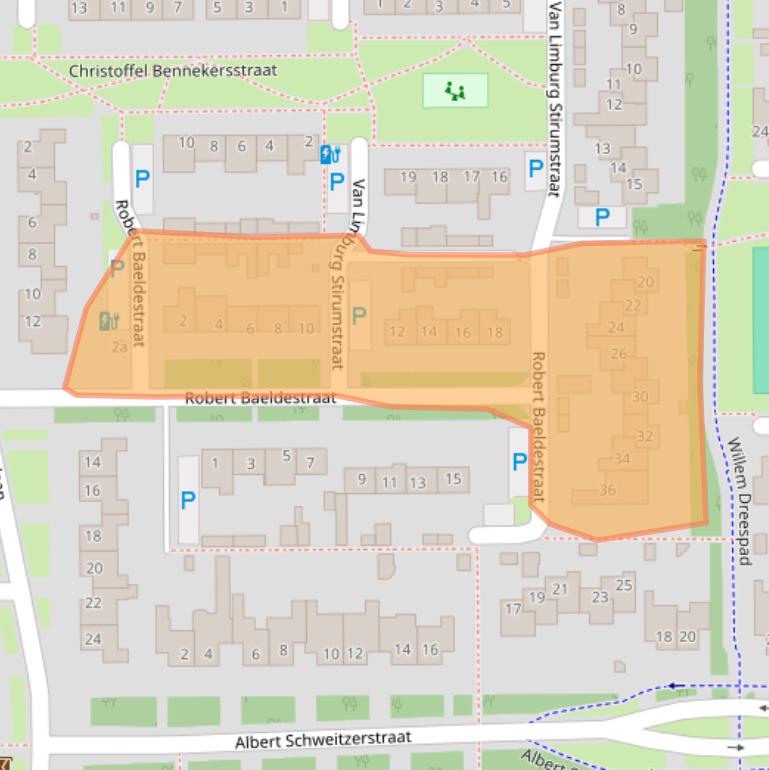 Kaart van postcodegebied 5051KE.