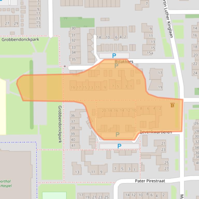 Kaart van postcodegebied 5051KM.