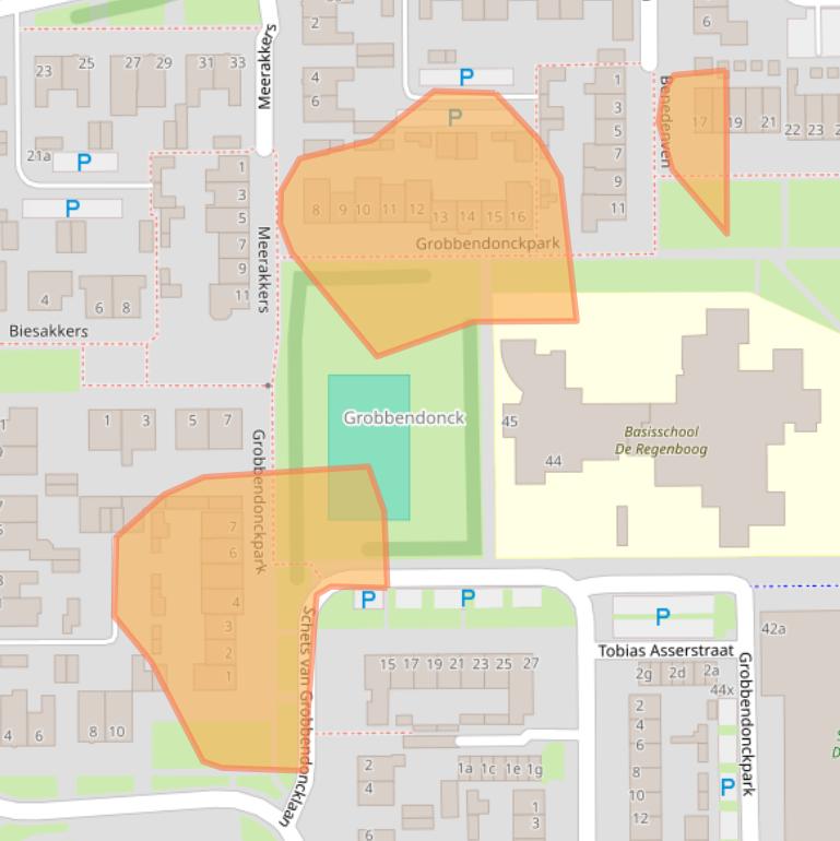 Kaart van postcodegebied 5051KP.
