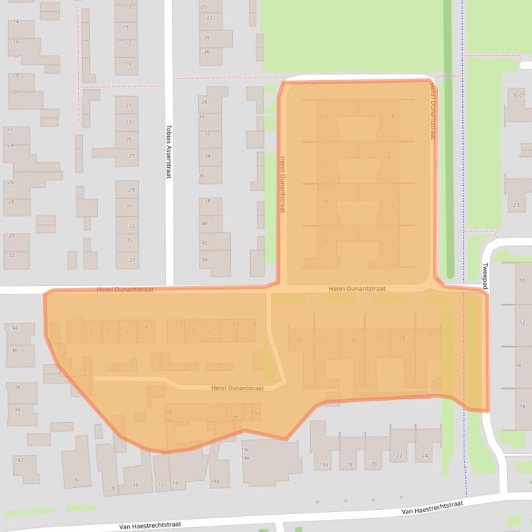 Kaart van postcodegebied 5051KV.
