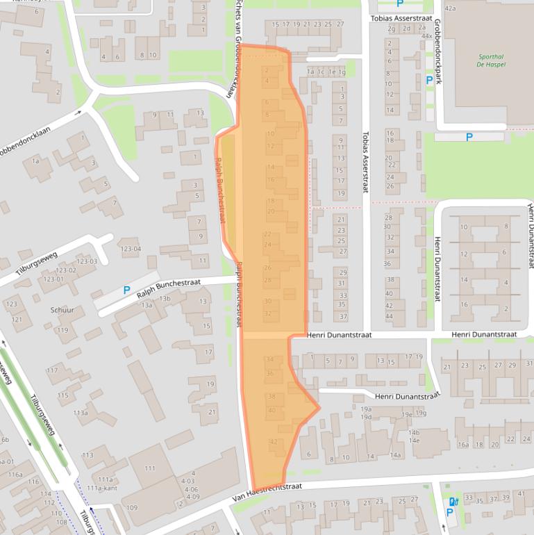Kaart van postcodegebied 5051KX.