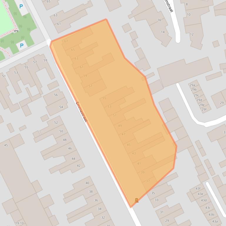Kaart van postcodegebied 5051LM.