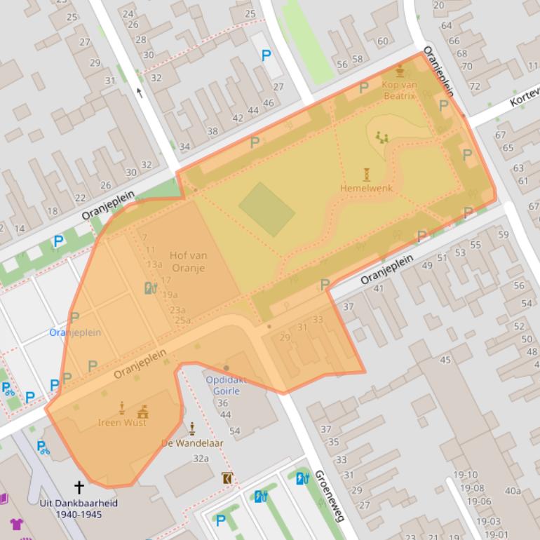 Kaart van postcodegebied 5051LT.