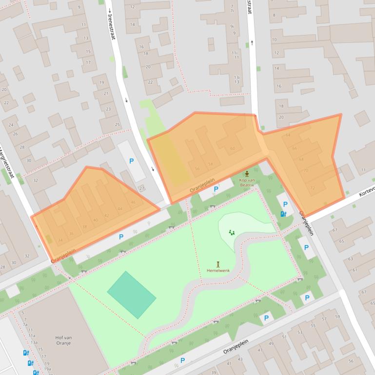 Kaart van postcodegebied 5051LX.