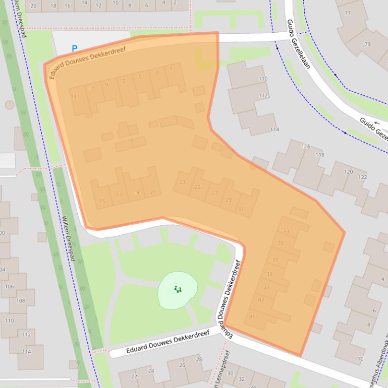 Kaart van postcodegebied 5051MC.