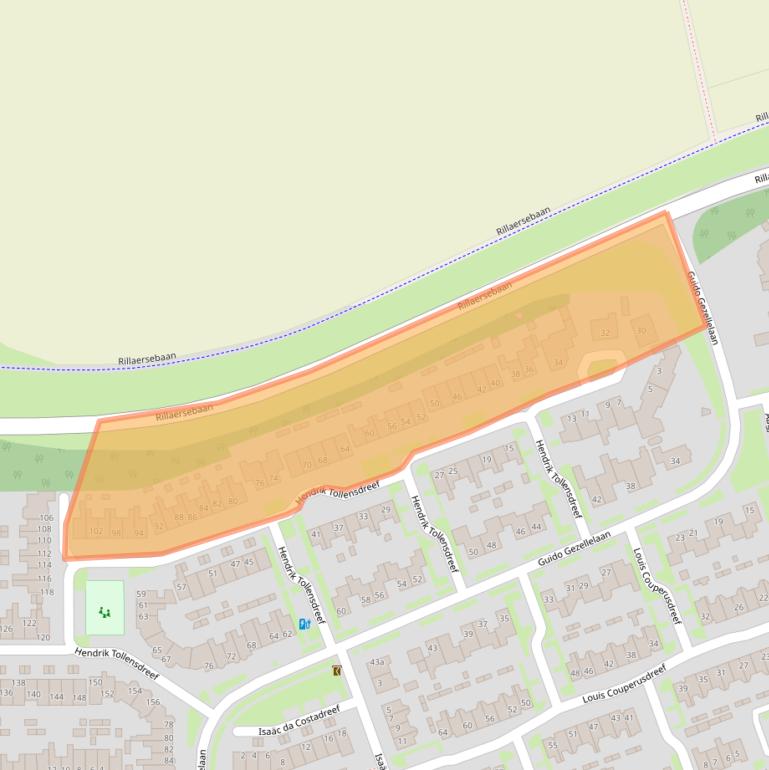 Kaart van postcodegebied 5051MX.