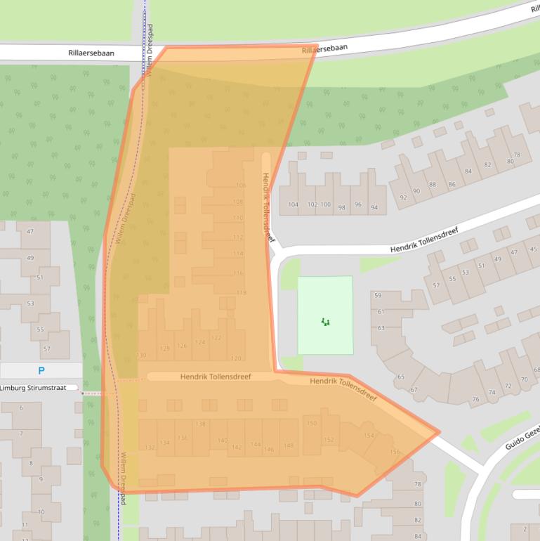 Kaart van postcodegebied 5051MZ.