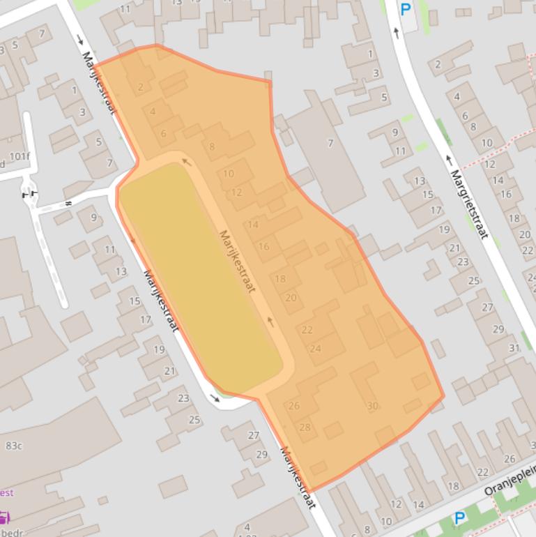 Kaart van postcodegebied 5051NJ.