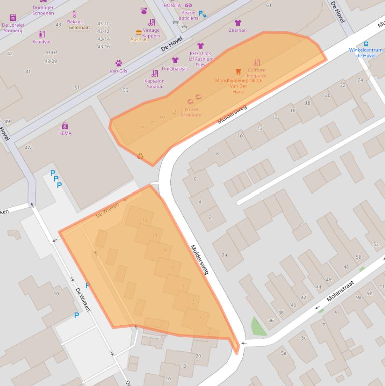 Kaart van postcodegebied 5051NM.