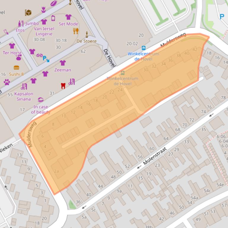 Kaart van postcodegebied 5051NN.