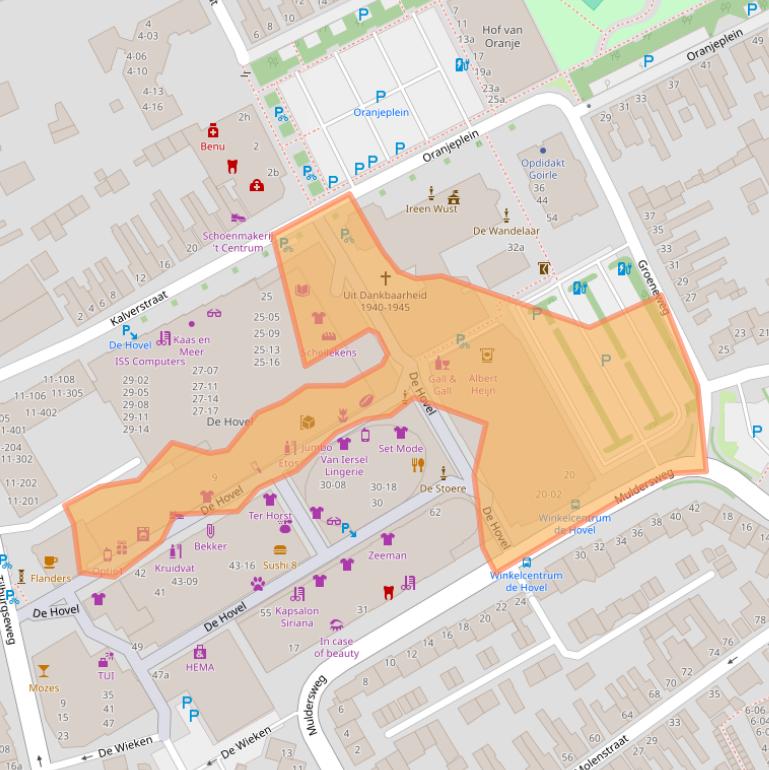 Kaart van postcodegebied 5051NP.