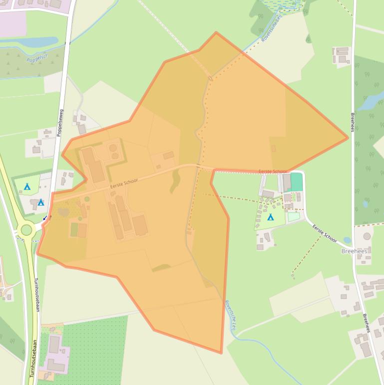 Kaart van postcodegebied 5051PR.