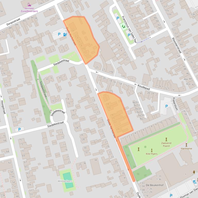 Kaart van postcodegebied 5051RP.