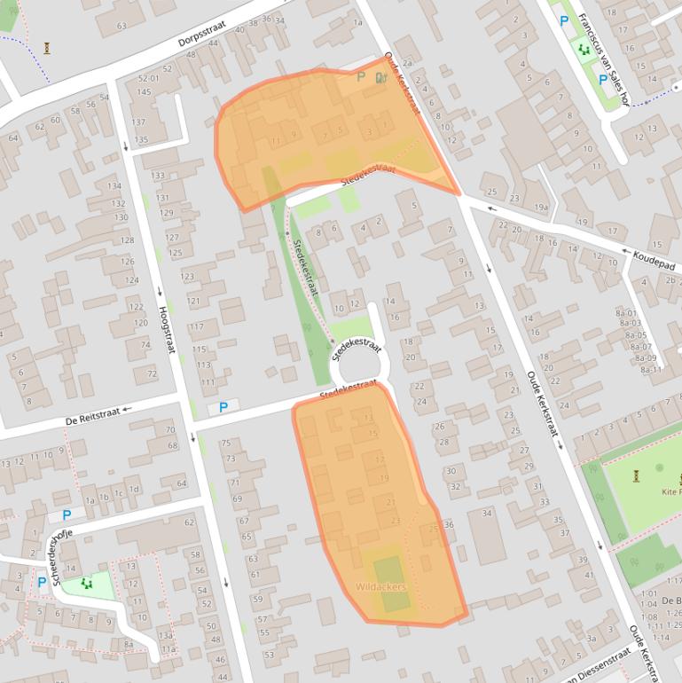 Kaart van postcodegebied 5051RR.