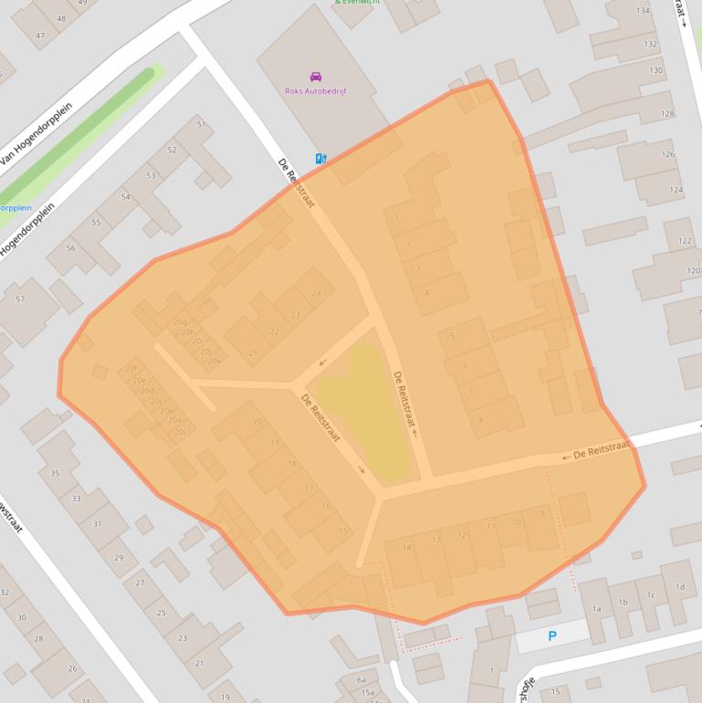 Kaart van postcodegebied 5051SB.