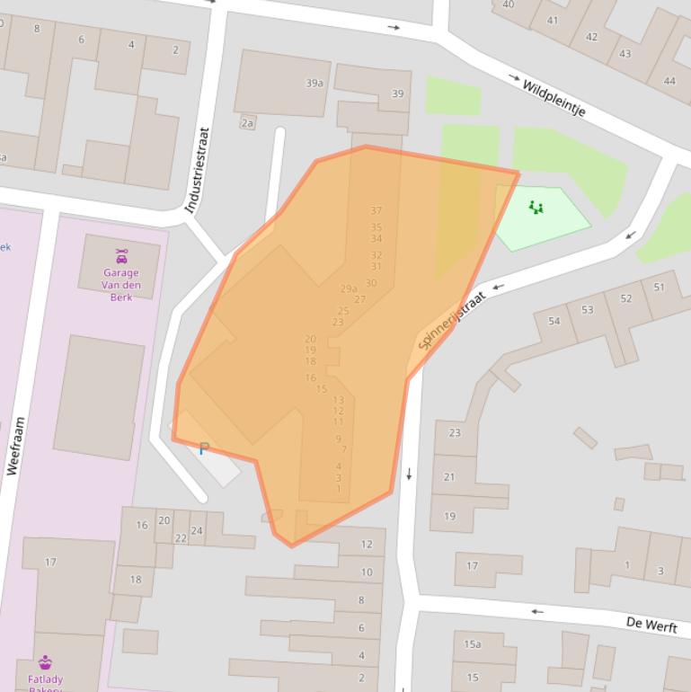 Kaart van postcodegebied 5051SH.