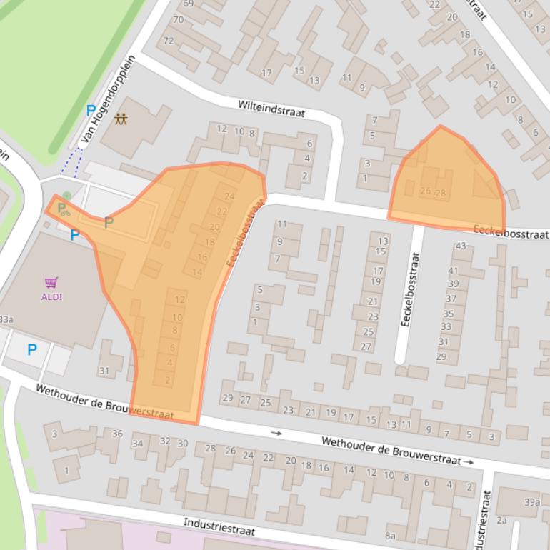 Kaart van postcodegebied 5051SM.