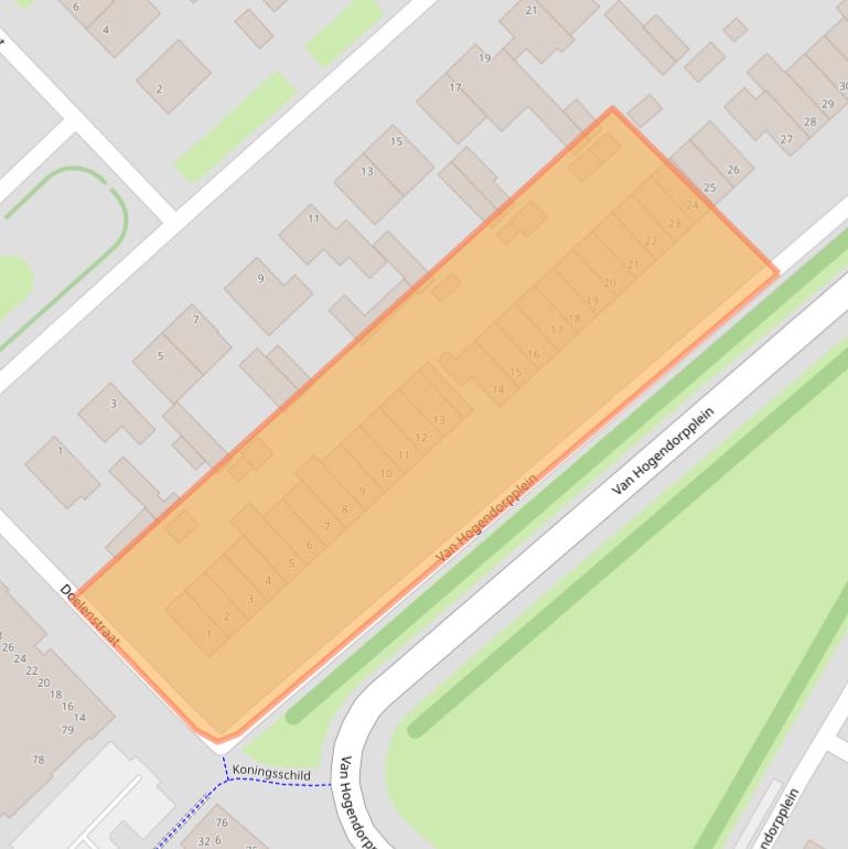 Kaart van postcodegebied 5051SP.