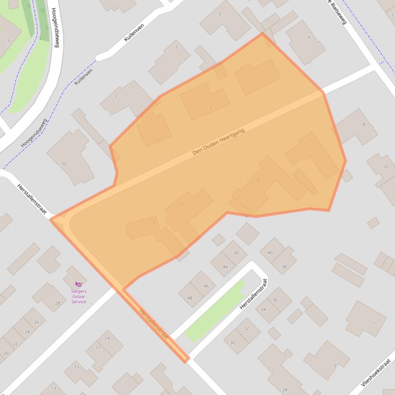 Kaart van postcodegebied 5051TD.