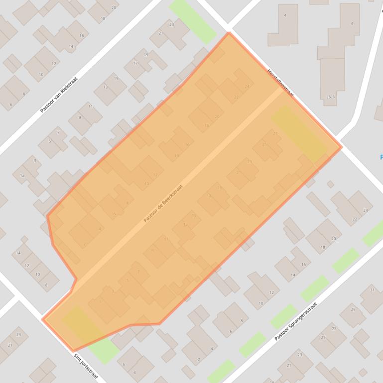 Kaart van postcodegebied 5051TJ.