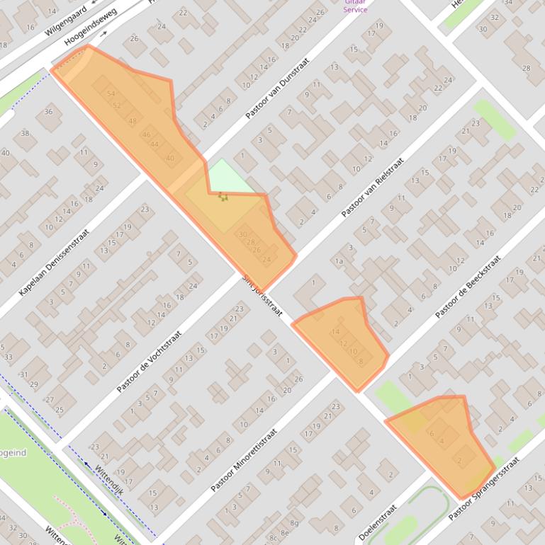 Kaart van postcodegebied 5051TN.