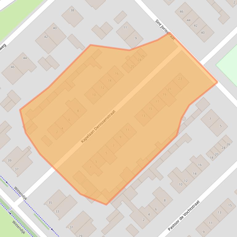 Kaart van postcodegebied 5051TS.
