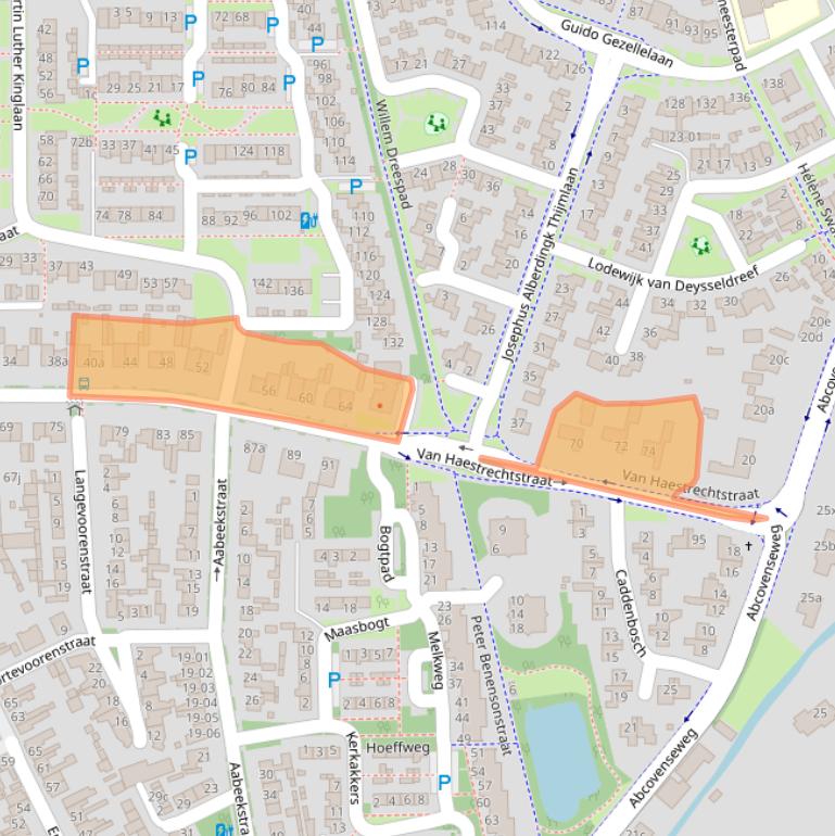 Kaart van postcodegebied 5051VE.