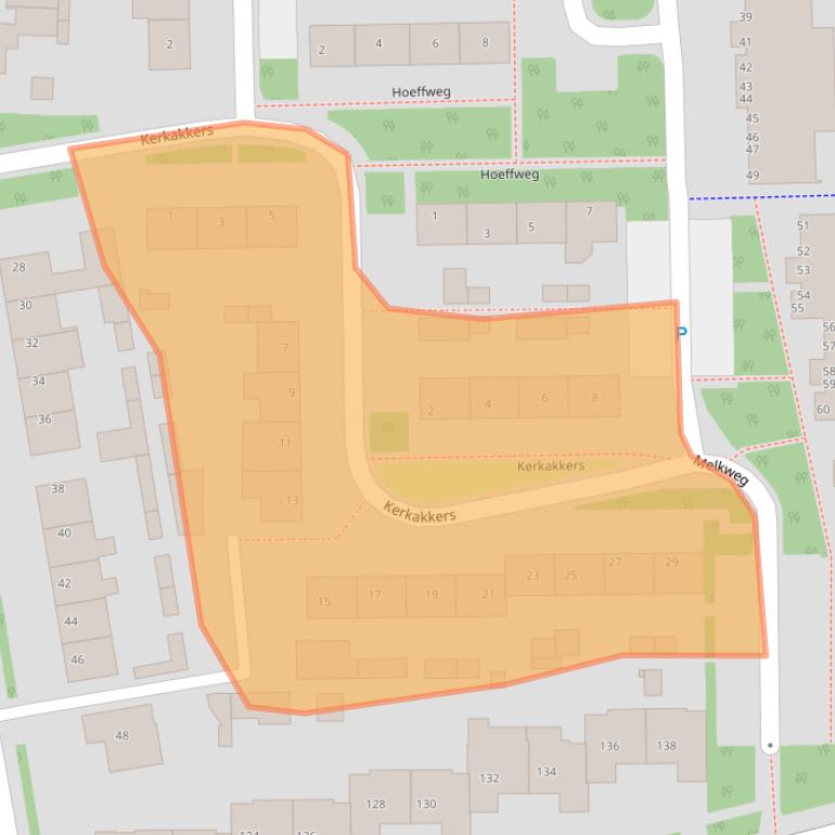 Kaart van postcodegebied 5051VM.