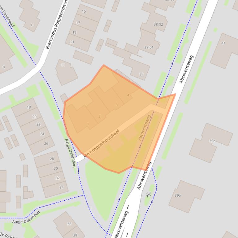 Kaart van postcodegebied 5051WS.