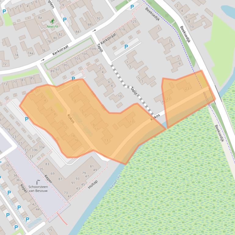 Kaart van postcodegebied 5051WX.