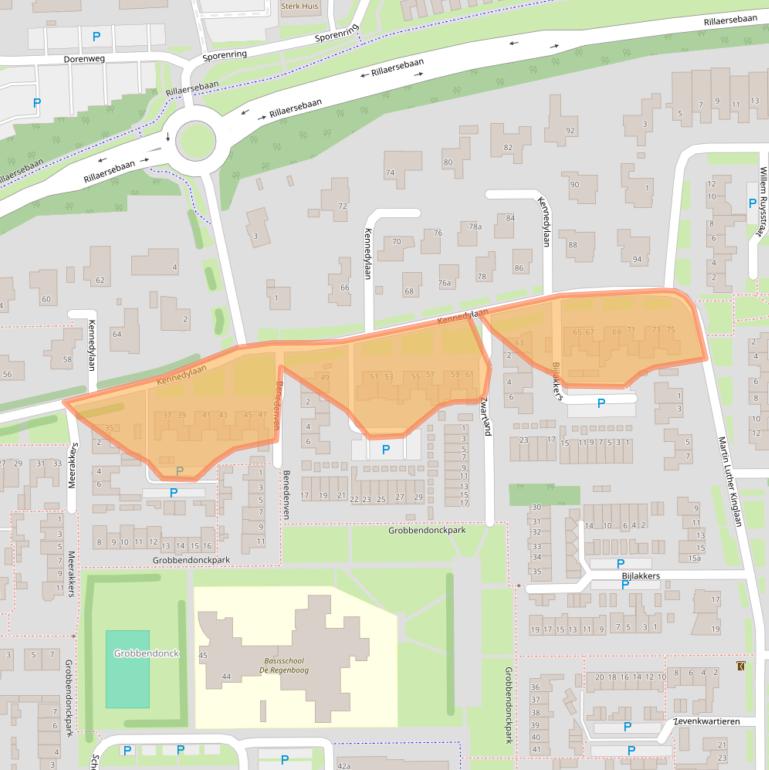 Kaart van postcodegebied 5051XE.